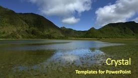  Presentation with fire phoenix - Slides featuring new heaven new earth - lake of fire in azores background and a  colored foreground