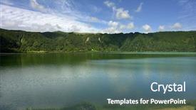  Presentation with fire robot - Slides consisting of new heaven new earth - lake of fire in azores background and a  colored foreground