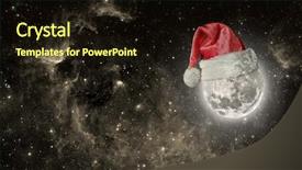  Presentation with elements - Theme enhanced with new heaven new earth - moon is wearing a hat background and a wine colored foreground