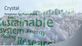  Presentation with grey rocks - Slides consisting of new heaven new earth - pile of rocks against creative background and a sky blue colored foreground