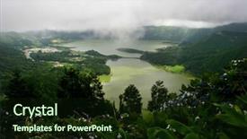  Presentation with seven wonder of world - Theme featuring new heaven new earth - seven town lake in sao background and a wine colored foreground