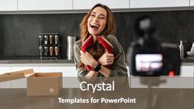  Presentation with blog - Beautiful PPT theme featuring new high stiletto shoe backdrop and a violet colored foreground