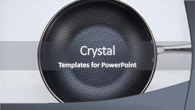  Presentation with frying - Audience pleasing theme consisting of new honeycomb - high angle view backdrop and a dark gray colored foreground