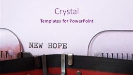  Presentation with hope - PPT layouts having new-hope-phrase-written background and a sky blue colored foreground