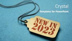  Presentation with price - PPT layouts featuring new-in-2023-red-stencil background and a teal colored foreground