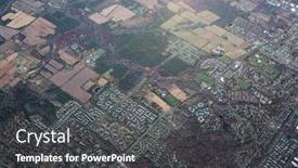  Presentation with aerial - PPT layouts featuring new-jersey-suburbs-from-aerial background and a dark gray colored foreground