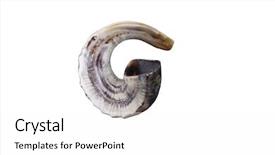  Presentation with jewish - Presentation theme enhanced with new jerusalem - jewish small horn shofar isolated background and a white colored foreground