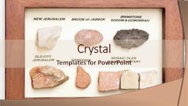  Presentation with free gem stones - Colorful presentation theme enhanced with new jerusalem - labeled israel stones backdrop and a  colored foreground