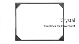  Presentation with certificate - Amazing slide deck having new-leather-award-board-certificate backdrop and a white colored foreground