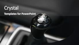  Presentation with racing car lanes - Amazing PPT layouts having new levers - closeup of car gearbox backdrop and a dark gray colored foreground
