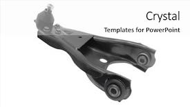  Presentation with suspension - Slide deck with new levers - image of a trunnion ball background and a  colored foreground