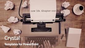  Presentation with life - PPT theme enhanced with new life chapter one message background and a violet colored foreground