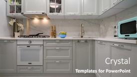  Presentation with well - Presentation consisting of new-light-grey-modern-well background and a  colored foreground