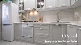  Presentation with well - Slide set enhanced with new-light-grey-modern-well background and a gray colored foreground