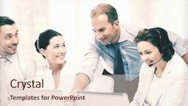  Presentation with members - Audience pleasing presentation consisting of new members - picture of group of people backdrop and a lemonade colored foreground