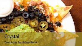  Presentation with nachos - Amazing presentation theme having new mexico - nachos grande backdrop and a gold colored foreground