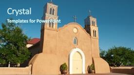  Presentation with mexico - Colorful slides enhanced with new mexico - san miguel de socorro backdrop and a ocean colored foreground