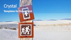  Presentation with usa - Slides featuring new mexico - white sands park in usa background and a teal colored foreground