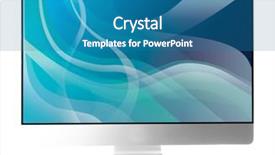  Presentation with splash - Cool new PPT layouts with new modern computer with blue backdrop and a  colored foreground