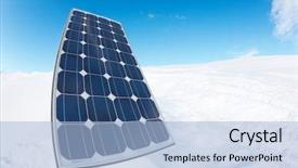  Presentation with global warming - Presentation having  background and a  colored foreground