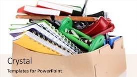  Presentation with property - Beautiful slides featuring  backdrop and a  colored foreground