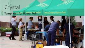  Presentation with community police - Amazing PPT theme having new-orleans-aug-31-police backdrop and a seafoam green colored foreground