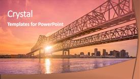  Presentation with louisiana - Slide deck consisting of new orleans louisiana usa background and a coral colored foreground