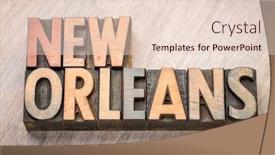  Presentation with new orleans - Cool new presentation theme with  backdrop and a  colored foreground