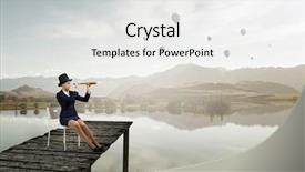  Presentation with perspectives - Slide deck featuring new perspectives mixed media background and a white colored foreground