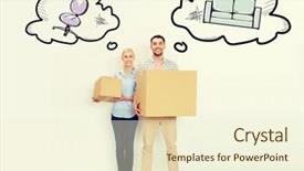  Presentation with doodles - PPT layouts featuring new place with text bubble background and a cream colored foreground