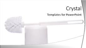  Presentation with familly a new born - Beautiful PPT theme featuring new plastic white toilet brush backdrop and a  colored foreground