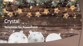  Presentation with events and decoration presentation - Colorful theme enhanced with new products abstract - christmas decoration on wooden background backdrop and a  colored foreground