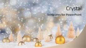  Presentation with events and decoration presentation - PPT layouts with new products abstract - christmas decoration snowman with blurred background and a light gray colored foreground