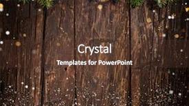  Presentation with spruce - Beautiful theme featuring new products abstract - christmas spruce branches on wooden backdrop and a tawny brown colored foreground