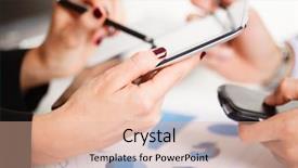  Presentation with project - Amazing PPT theme having new project - business people discussing backdrop and a lemonade colored foreground