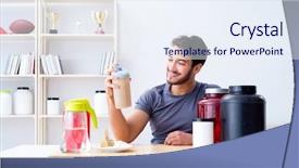  Presentation with supplements - Slide deck with new protein supplements for better background and a  colored foreground