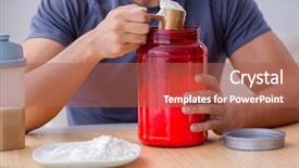  Presentation with supplements - PPT theme having new protein supplements for better background and a  colored foreground
