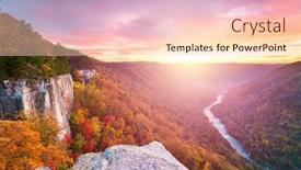  Presentation with virginia - Theme having new-river-gorge-west-virginia background and a lemonade colored foreground