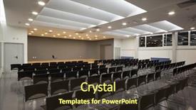  Presentation with conference - Slides enhanced with new school - interior of a conference room background and a wine colored foreground