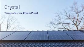 Presentation with energy solar - PPT layouts consisting of new-solar-panels-for-solar background and a sky blue colored foreground