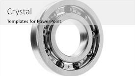  Presentation with bearing - Colorful presentation design enhanced with new-steel-ball-bearing backdrop and a light gray colored foreground