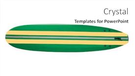  Presentation with look - PPT theme enhanced with new-surfboard-to-look background and a white colored foreground