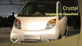  Presentation with tata nano - Amazing PPT theme having new-tata-car-nano backdrop and a wine colored foreground