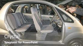  Presentation with tata nano - Amazing PPT theme having new-tata-car-nano backdrop and a gray colored foreground