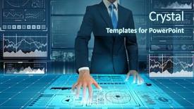  Presentation with life - Presentation design with new technologies for better life mixed media background and a ocean colored foreground