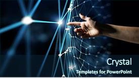  Presentation with 5g technology 3d rendering 5g - Presentation having new technologies for connection 3d background and a navy blue colored foreground