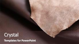  Presentation with brown leather - Slide deck enhanced with new template skin - brown leather front and wrong background and a  colored foreground