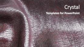  Presentation with brown leather - Presentation with new template skin - brown wrinkled leather texture background background and a  colored foreground