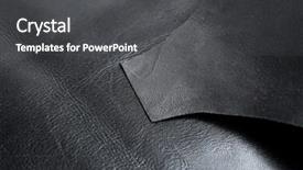  Presentation with texture of synthetic leather buff - Colorful slide set enhanced with new template skin - grey leather front and wrong backdrop and a dark gray colored foreground