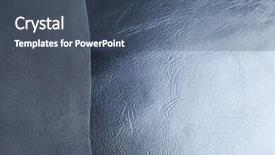  Presentation with leather - Audience pleasing presentation design consisting of new template skin - grey leather texture background backdrop and a ocean colored foreground